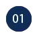 עיגול כחול כהה עם המספר "01" בלבן דומה לדיוק של חשבון רואה.