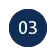 עיגול כחול כהה עם המספר "03" בלבן במרכזו, מזכיר את הדיוק והאמינות שנמצאו בחשבון משרד רואה.